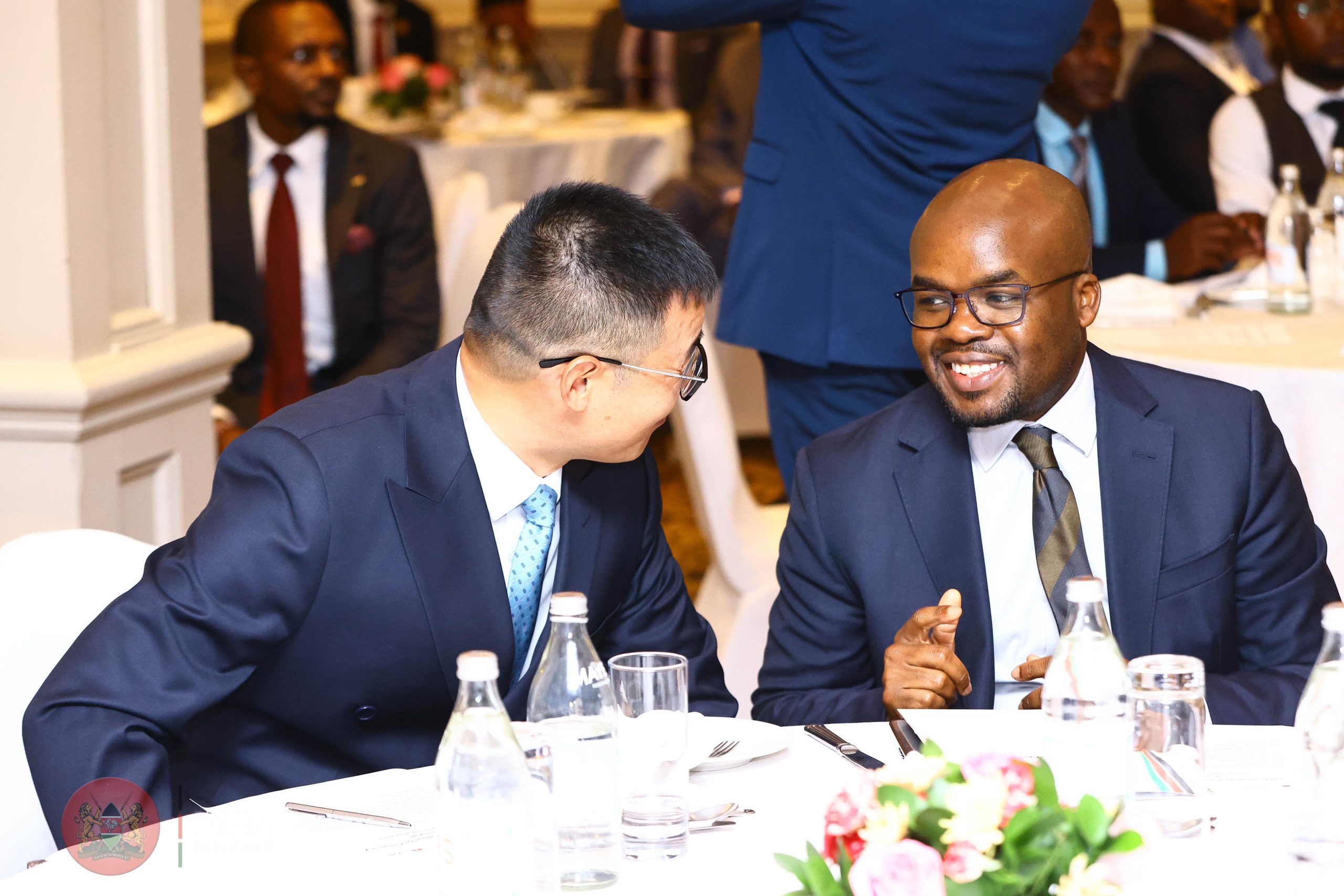 Internal Security and National Administration Principal Secretary Dr. Raymond Omollo and Huawei Kenya’s Deputy CEO for Public