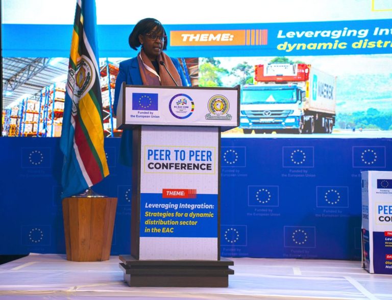 Ms. Elizabeth Miguda, Deputy Director & Head of Regional Trade at Kenya’s State Department of Trade addressing participants at the EAC conference