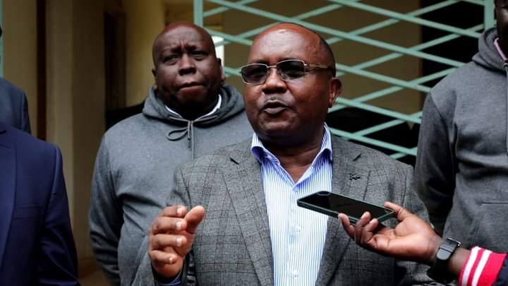NCPB chairman Samwel Ragwa addressing the media