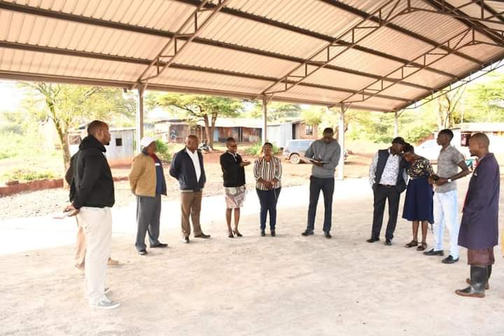 Nakuru county hands over the newly completed market shed to traders in Maji Tamu, Solai ward.
