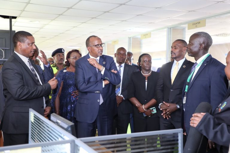 The Cabinet Secretary Ministry of Environment, Climate Change and Forestry, Aden Duale (Centre) at NEMA