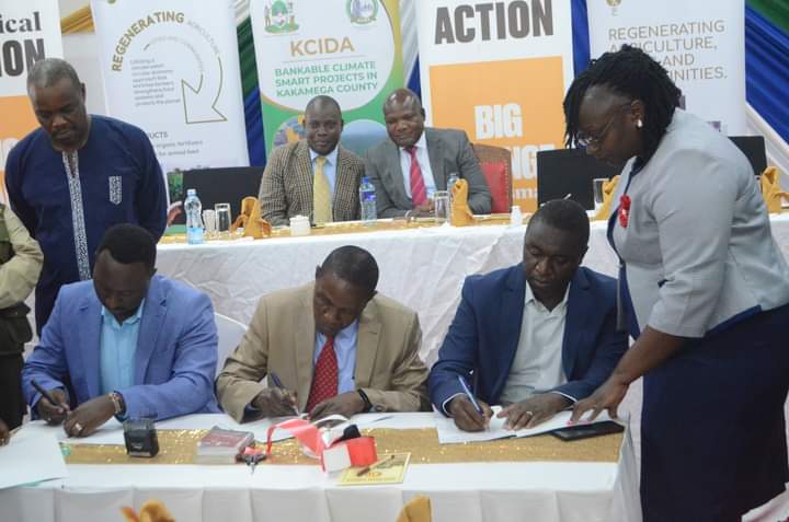 The Kakamega County government has signed a Memorandum of Understanding(MOU)