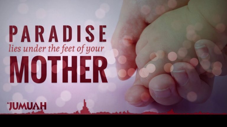 Under The Feet Of Mothers Lies Paradise