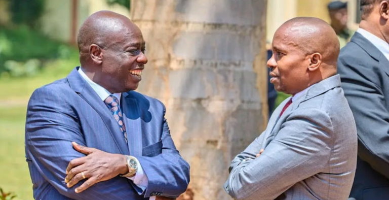 Deputy President Rigathi Gachagua and Interior CS Kithure Kindiki