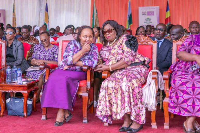 Governor Ann Waiguru with Mama Idah Odinga during the meeting