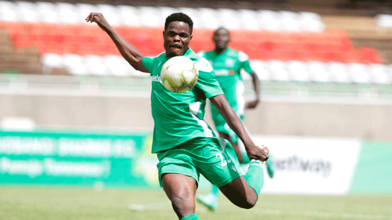 Harambee Stars striker Benson Omala