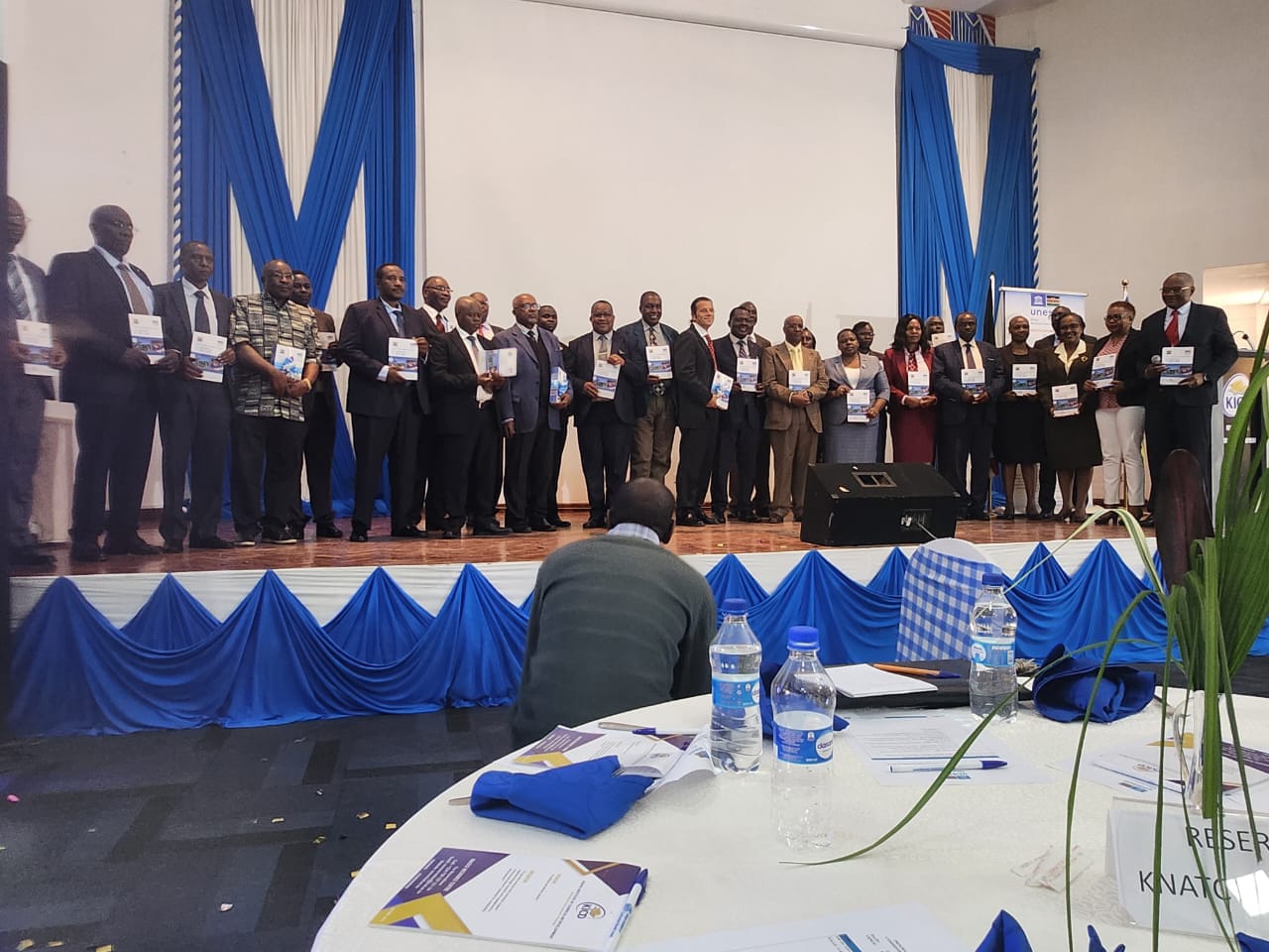 High-ranking government officials, education experts, and civil society leaders in picture