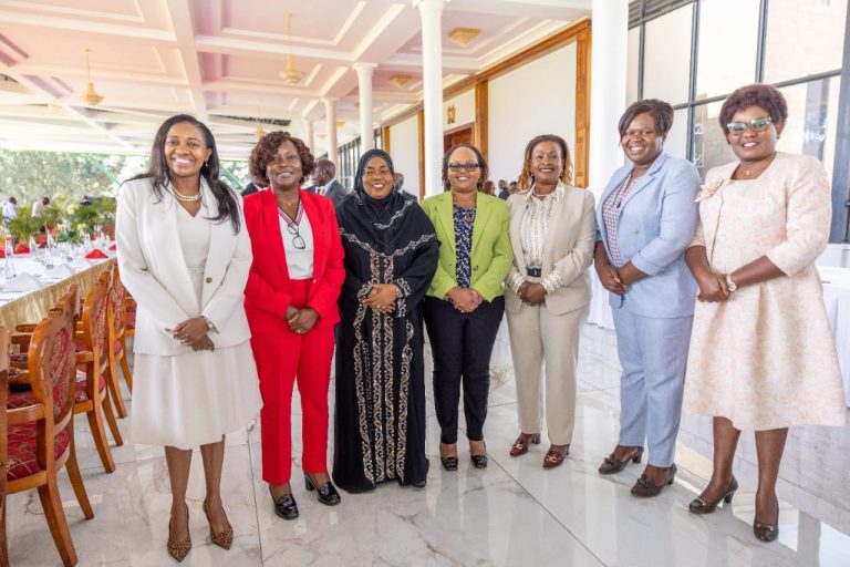 Kirinyaga County governor Ann Waiguru with her colleague, female governors