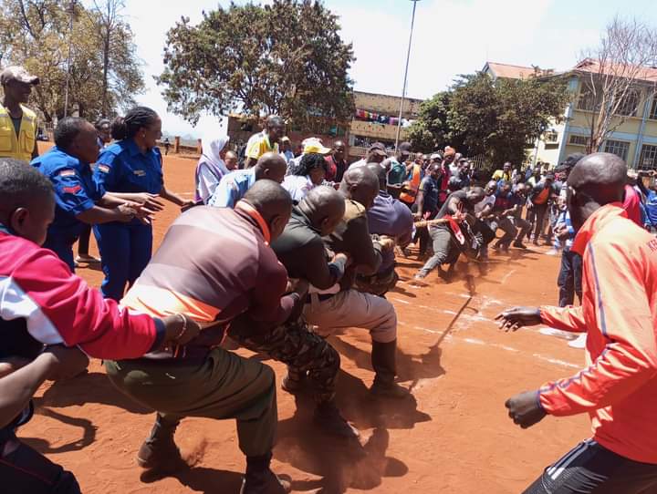 Murang’a Police Host Games To Foster Good Relations With The Public