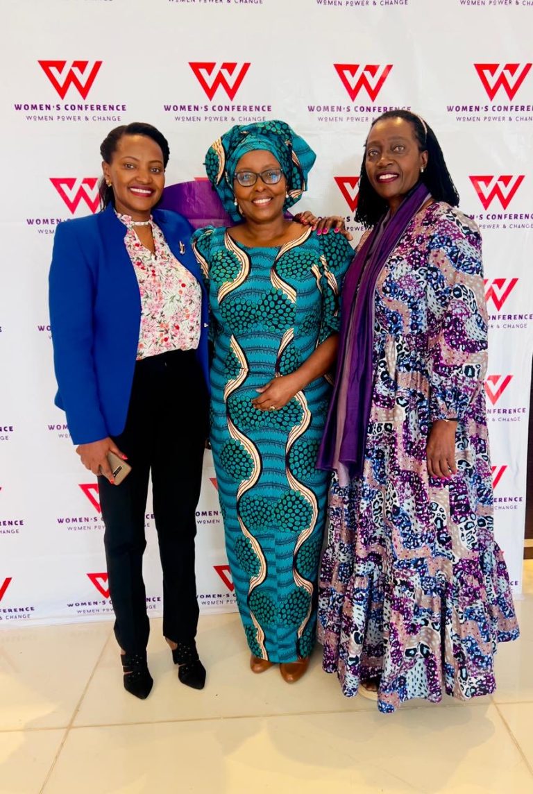Narc Kenya party leader Martha Karua alongside Betty Murungi and Judie Kaberia