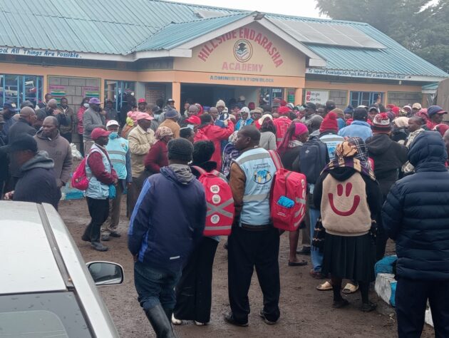 Parents at Hillside academy Kieni, Nyeri