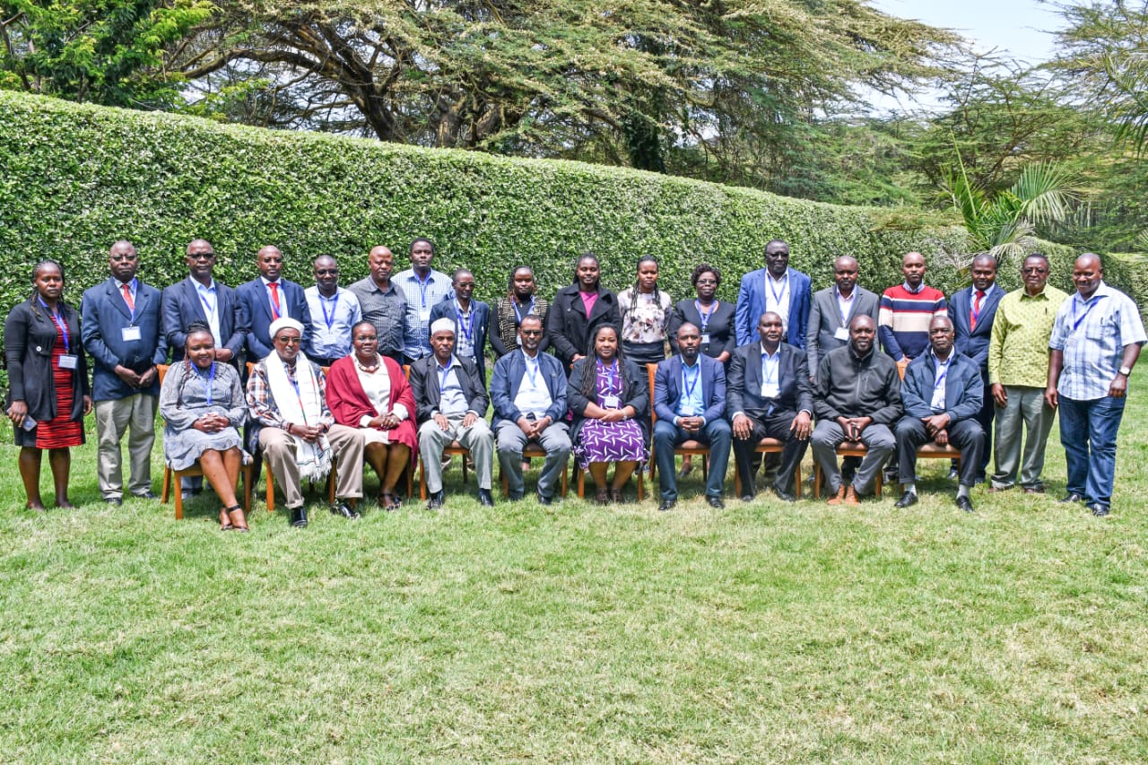 Participants at the inaugural the Kenya National Feeds Emergency Response Planning workshop in Naivasha.