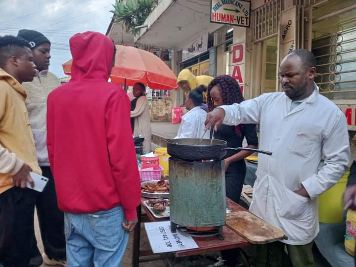 Patrick Gachuhi at work