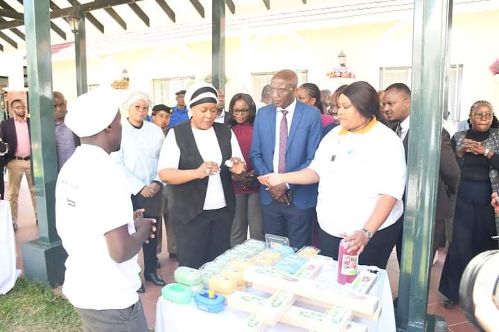 Tessie Mudavadi with other guests during the event