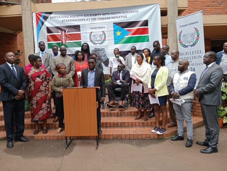 Kenyan Civil Society Expresses Solidarity with Tumaini Initiative for South Sudan Peace