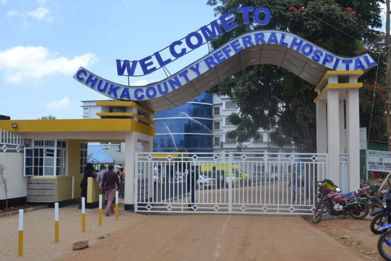 Chuka County Referral Hospital in Tharaka Nithi County where the devolved government in collaboration with M-Pesa Foundation is conducting a free fistula medical camp
