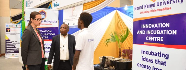 From left; Monica Blagescu, Head of Programmes, Higher Education, British Council, Donatus Njoroge,