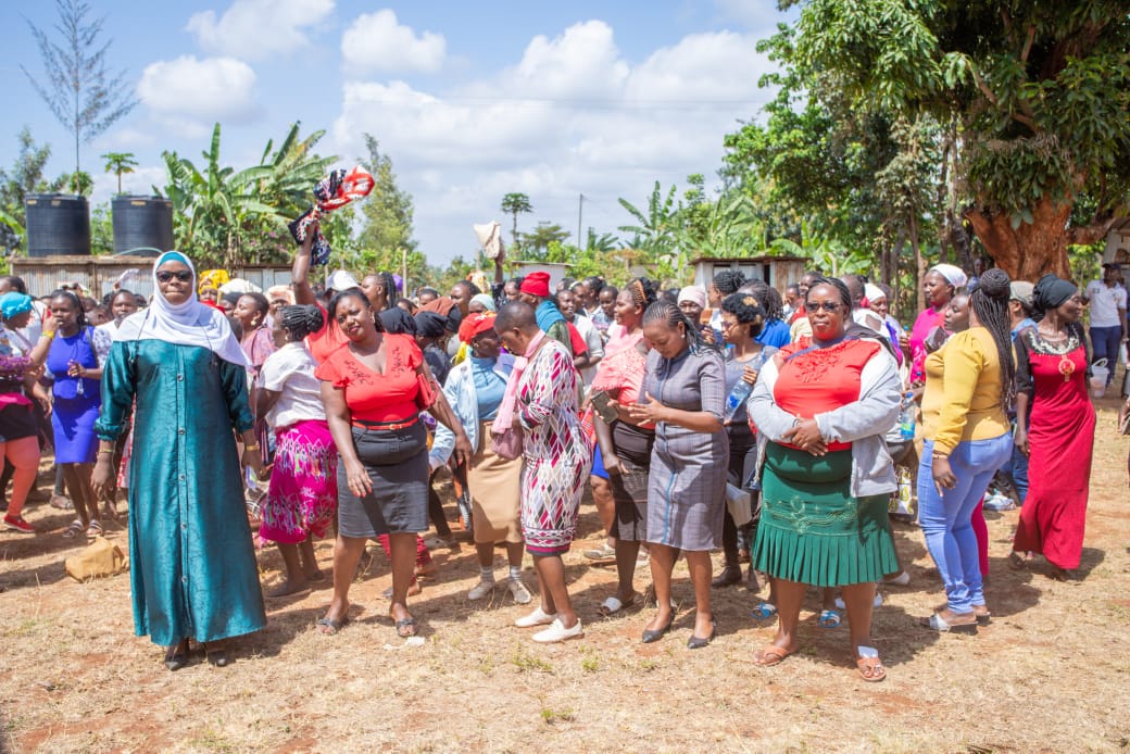 Hundreds of women from Kirinyaga county