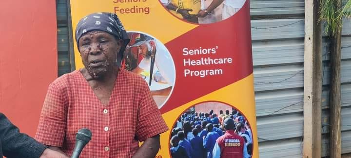 One of the beneficiaries of the Mama Ibado Charity Organisation senior healthcare and feeding programme, Josphine Tabitha.