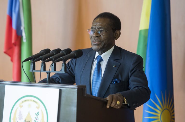 President Teodoro Obiang Nguema Mbasogo of Equatorial Guinea