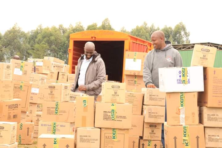 Residents of Bomet County expect improved access to quality healthcare following the arrival of pharmaceutical and non-pharmaceutical supplies