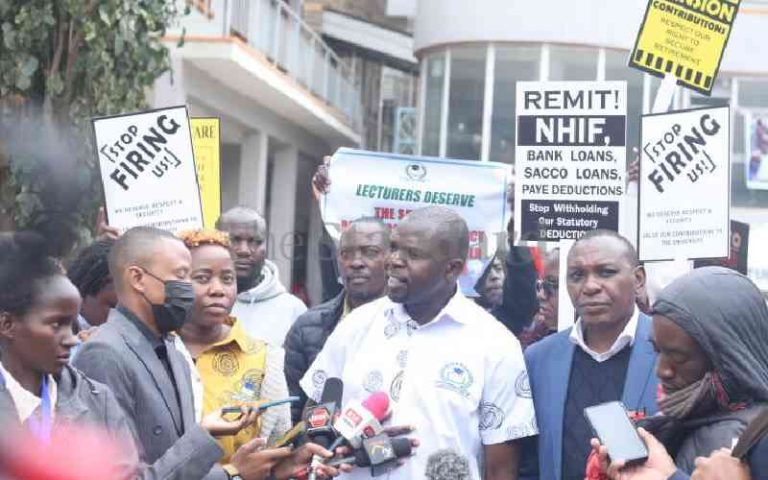 University Staff during past strike