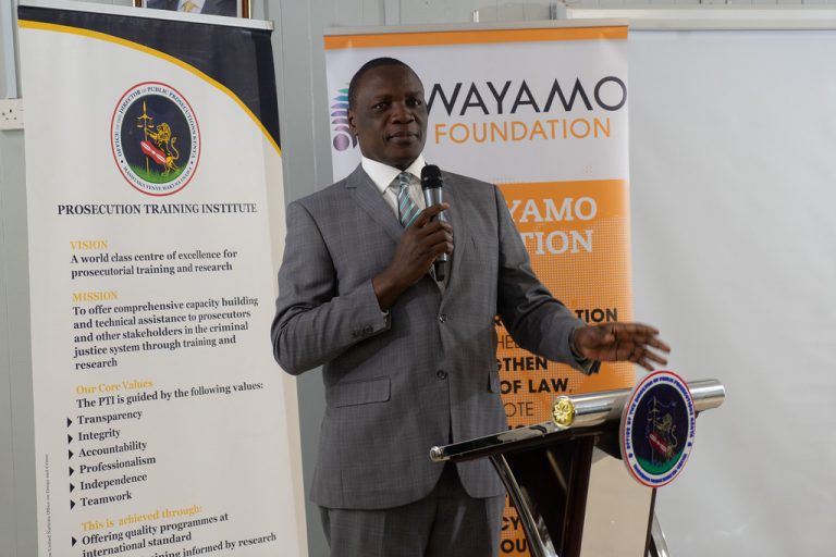 Deputy Director of the Department of Prosecution Training Institute Mr. Aloys Kemo