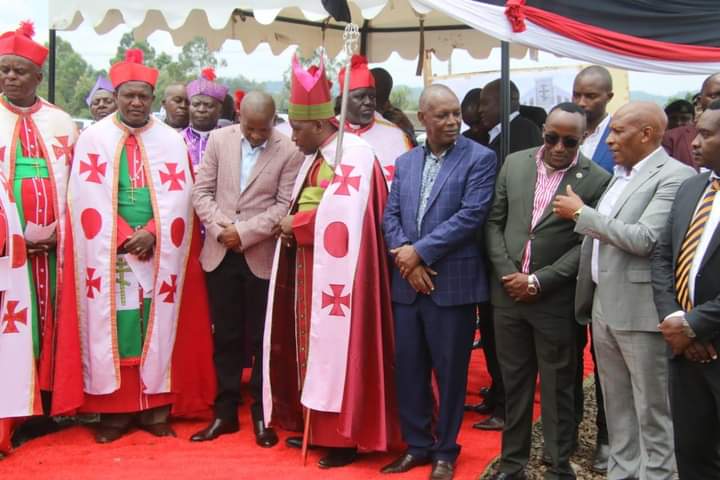 Deputy President Prof. Kithure Kindiki yesterday attended a church service in Karima, Ndia Constituency, Kirinyaga County.