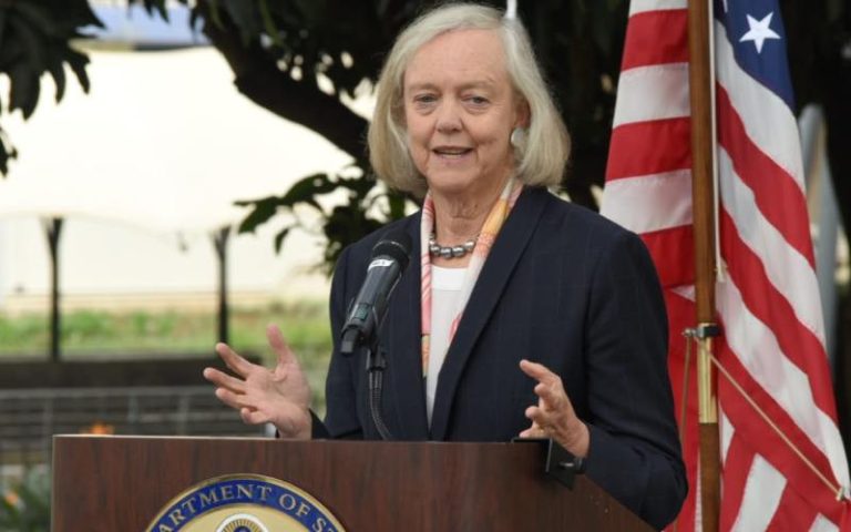 Meg Whitman, the U.S. Ambassador to Kenya