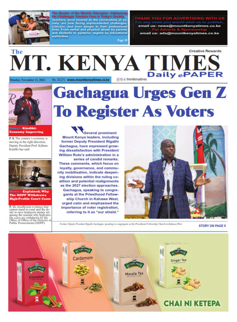 November 11, 2024 Mt Kenya Times ePAPER_001