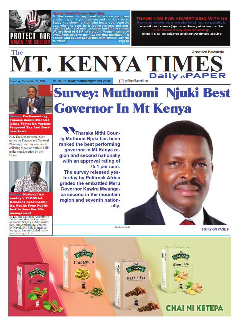 November 26, 2024 Mt Kenya Times ePAPER_001