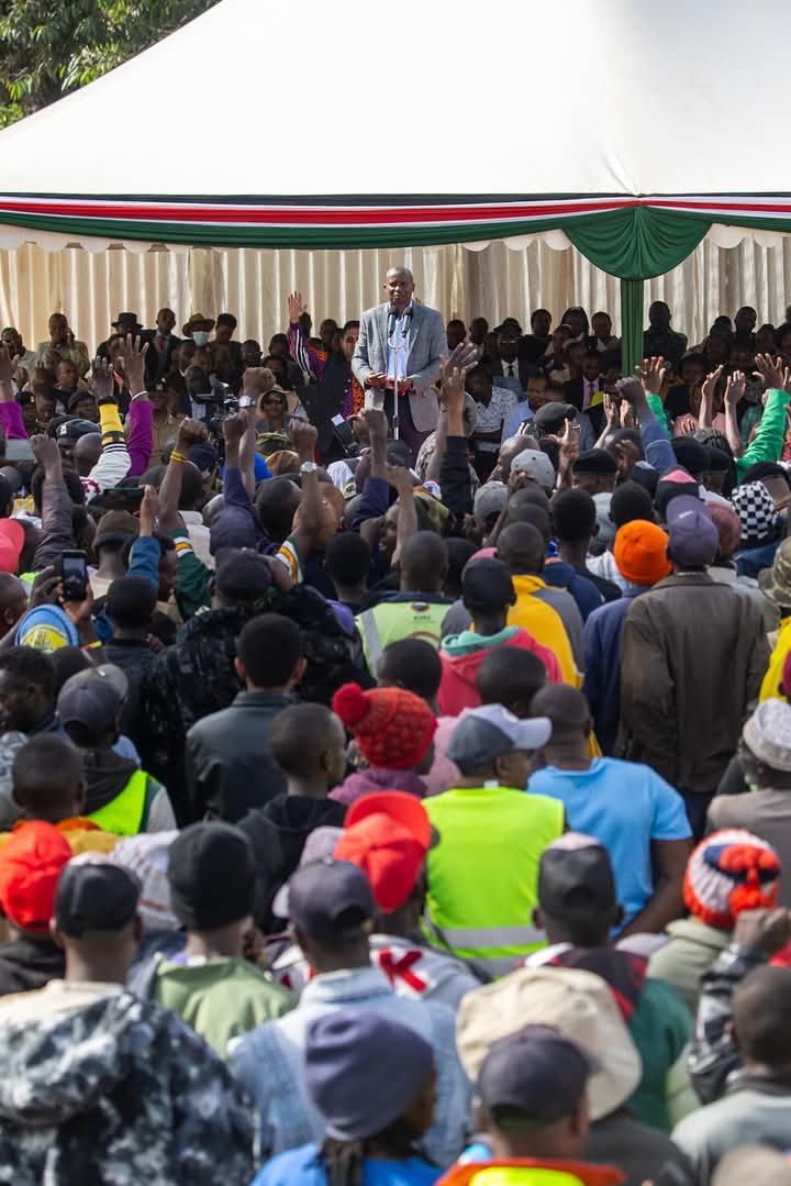 Deputy President Prof Kithure Kindiki in Meru on Friday.