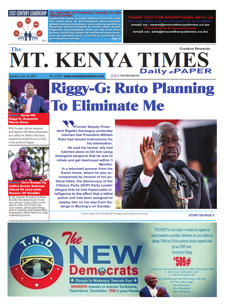 May 20, 2025 Mt Kenya Times ePAPER_001