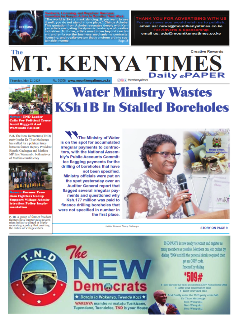 May 22, 2025 Mt Kenya Times ePAPER_001