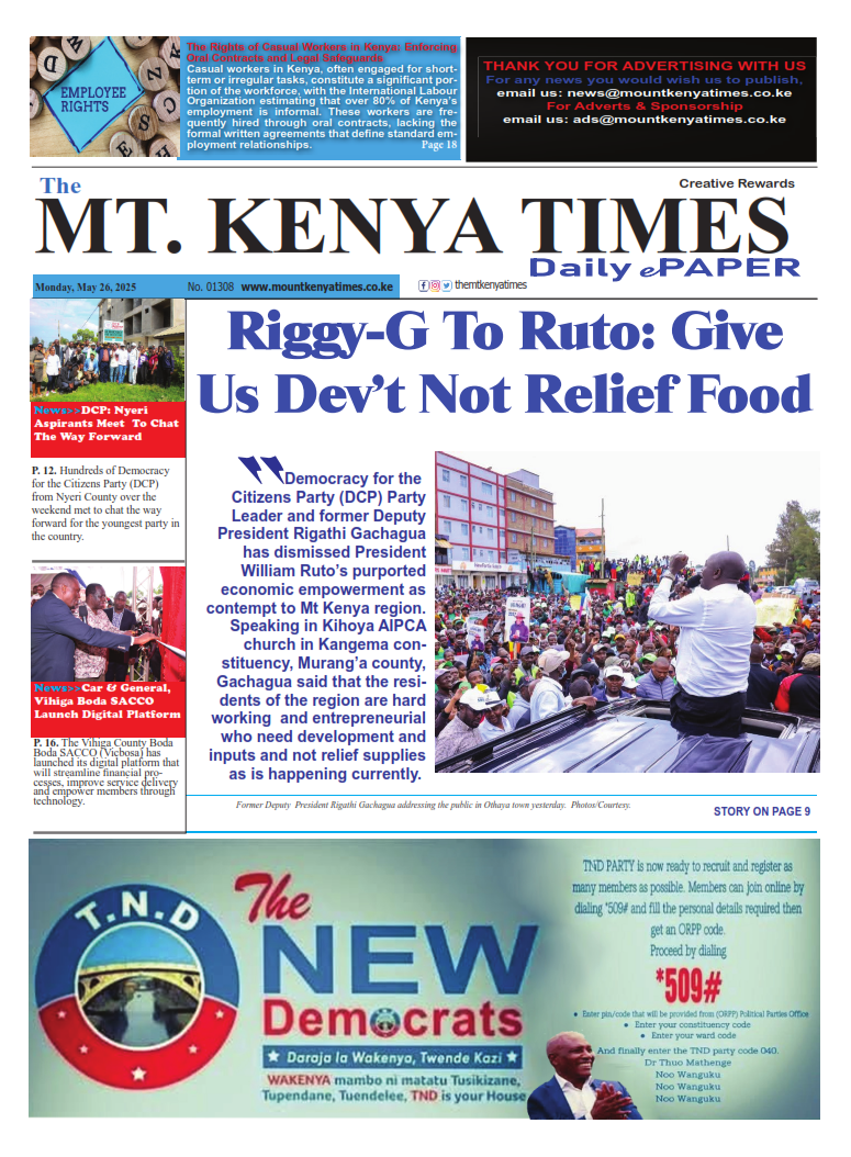 May 26, 2025 Mt Kenya Times ePAPER_001