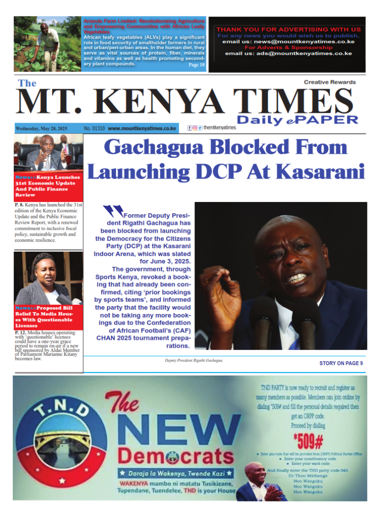 May 28, 2025 Mt Kenya Times ePAPER_001