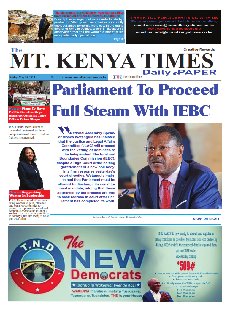 May 30, 2025 Mt Kenya Times ePAPER_001