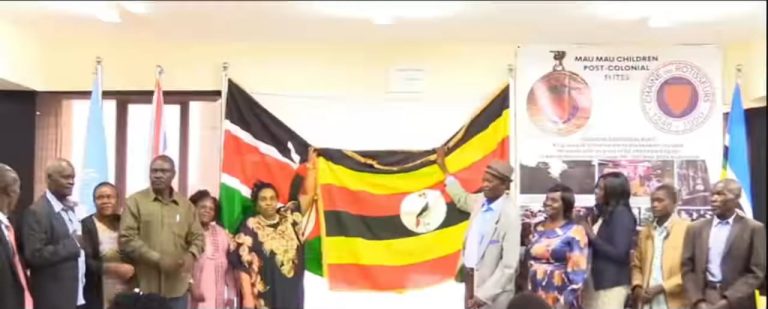 Some of the officials celebrated the launch of the website.
