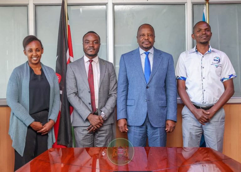 Cabinet Secretary for Agriculture and Livestock Development Mutahi Kagwe yesterday hosted the Kenya Veterinary Association l