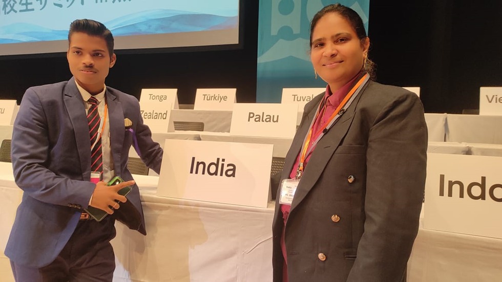 D. Brinda a graduate teacher and a student, the writers represented India in Tsunami Awareness summit, Japan Kummamato