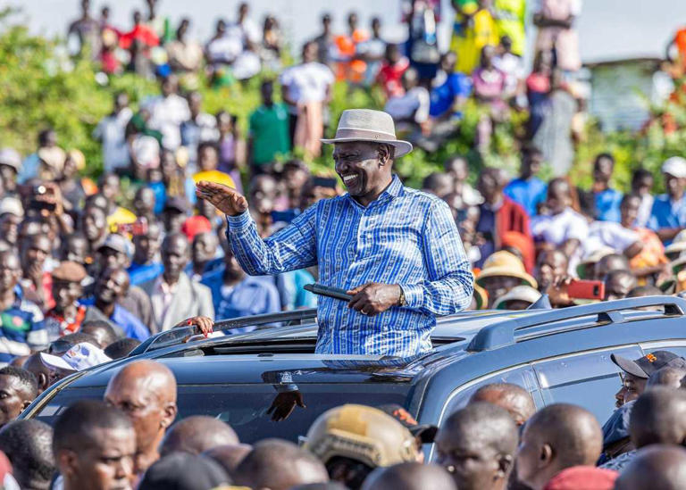 President William Ruto in Homa Bay