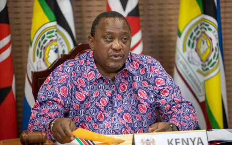 Former President Uhuru Kenyatta