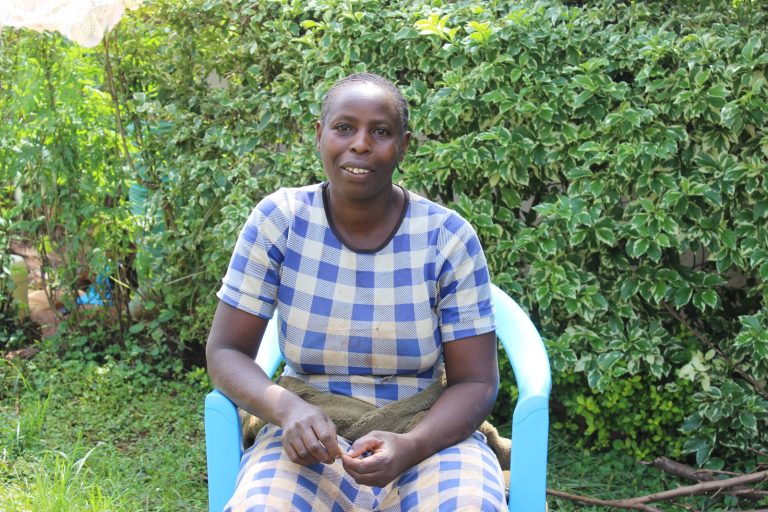 Gladsy Nyamache during the interview
