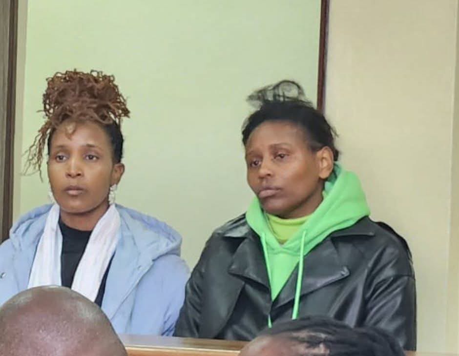 Judy King’ori Wangui and Zipporah Njeri Maina were yesterday arraigned before the Nyeri Chief Magistrate’s Court