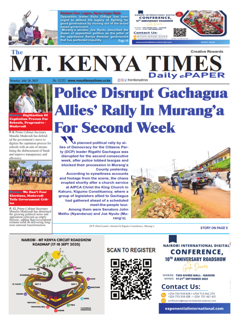 July 28, 2025 Mt Kenya Times ePAPER_001