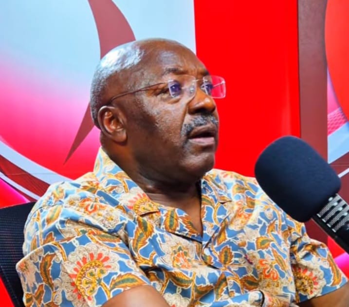Othaya MP Wambugu Wainaina at Inooro FM studio on Wednesday.