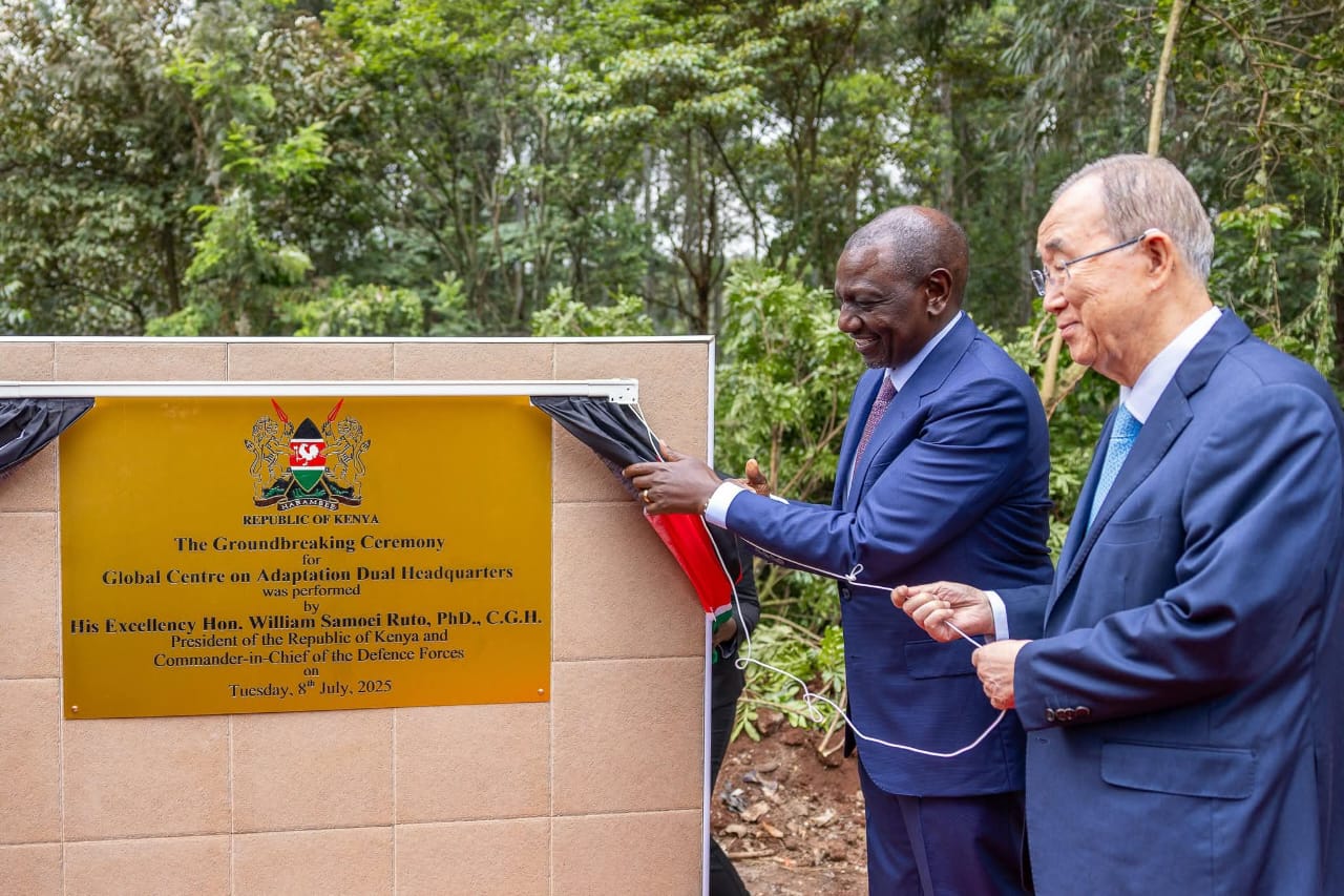 President Ruto Breaks Ground For An International Climate Centre, Awards Former UN Boss (20)