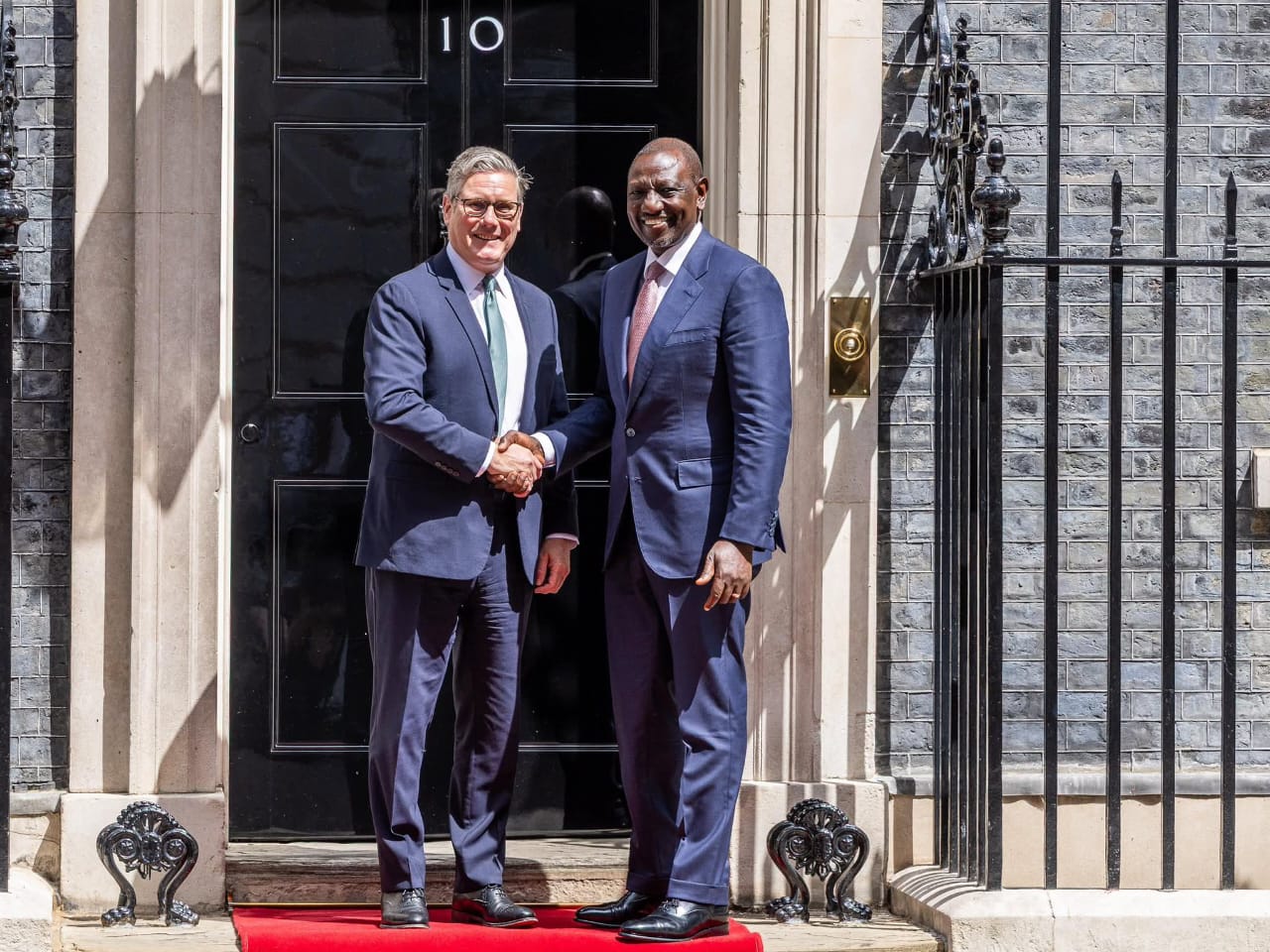 President William Ruto and UK Prime Minister Sir Keir Starmer during the signing of the deals (2)