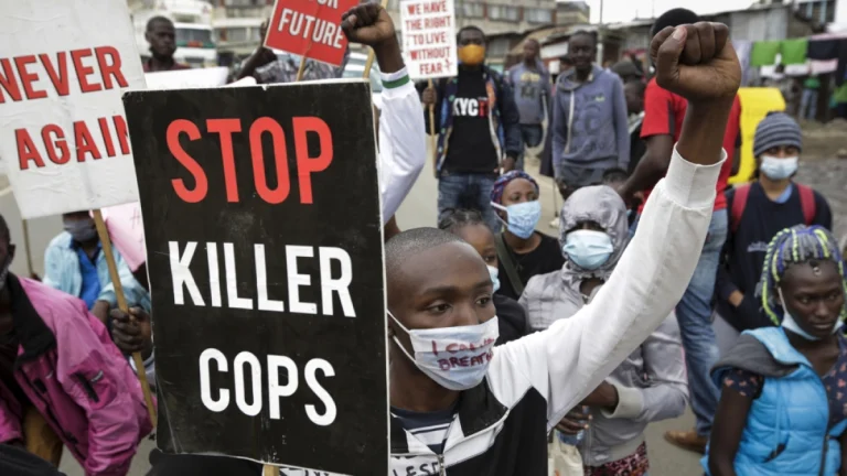 Stop Police Brutality And Extrajudicial Killings protests
