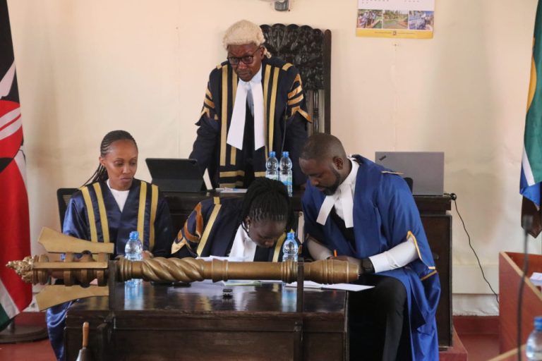 Tharaka Nithi County Assembly Speaker John Mbabu at the chambers in Kathwana